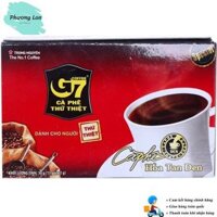 [Combo 5 hộp] Cafe G7 đen Không Đường Cafe Đen Trung Nguyên Hộp 15 Stick 2gr- 16gr