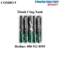 [COMBO 5] Hộp Cầu Lông Thành Công 77 Xanh Coban (New 2022) – Chơi Trong Nhà | Blue77-Combo5      | Thành Công