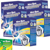 Combo 5 hộp Chất Vệ Sinh Lồng Máy Giặt Mao Bao Chính Hãng