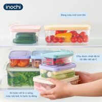 COMBO ✨5 HỘP CHỮ NHẬT✨Đựng thực phẩm tươi sống, Hộp nhựa inochi, Hộp trữ đông, Hộp đựng thực phẩm