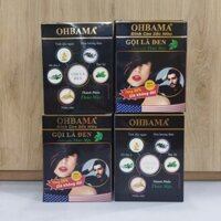(combo 5 hộp) Dầu gội đen tóc thảo mộc Ohbama hộp 10 gói x 20ml