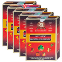 [COMBO 5 hộp] Dầu gội Shitinsof Hán Phương - Linh Chi Đen Tóc (3 góix15ml) nhuộm đen và dưỡng tóc