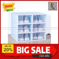 Combo 5 hộp đựng giày dép nhựa, hộp đựng giày nhựa thông minh chục lực 4kg (Nhiều màu)