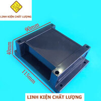 Combo 5 hộp nhựa PLC 115x90x40mm màu đen