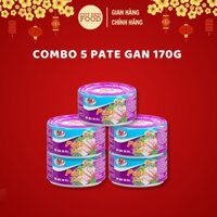 COMBO 5 HỘP Pate Gan Heo Tím Đồ Hộp Hạ Long 170G
