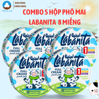 Combo 5 Hộp Phô mai Labanita 8 miếng 120g nhập khẩu Ai Cập