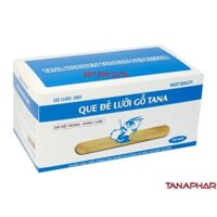 Combo 5 hộp que đè lưỡi gỗ tiệt trùng Tanaphar