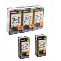 Combo 5 Hộp Sữa đậu đen óc chó hạnh nhân SAHMYOOK Hàn Quốc 190ML x 5