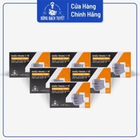 COMBO 5 HỘP tặng 1 KHẨU TRANG BÔNG BẠCH TUYẾT THAN HOẠT TÍNH (50 CÁI/HỘP)