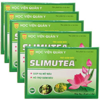 Combo 5 Hộp Trà Giảm Cân, Giảm Béo Slimutea Học Viện Quân Y Chính Hãng