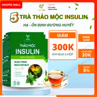 COMBO 5 Hộp Trà Thảo Mộc Insulin - Cung Cấp Insulin, Ổn Định Đường Huyết
