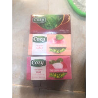 combo 5 hop Trà túi lọc cozy Hộp 50g (25 gói x 2g)