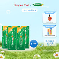 Combo 5 hộp Viên sủi Berocca bổ hỗ trợ năng lượng bổ sung Vitamin 10 Viên/hộp