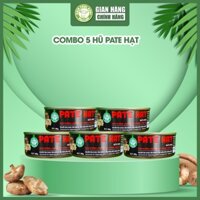 Combo 5 Hũ Pate Hạt Thuần Chay 125g Nấm Tươi Cười