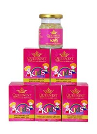 Combo 5 hủ yến sào chưng sẵn 12% Queennest Kidsnest 70ml x 5 hủ