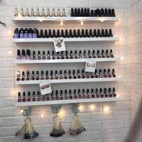 Combo 5 Kệ Gỗ Thanh Ngang để Sơn Nail làm móng treo tường