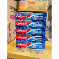 combo 5 kem đánh răng colgate maxfresh bạc hà 225g tặng bàn chải lông tơ