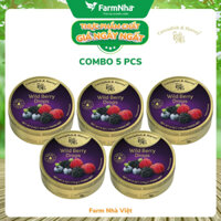 (Combo 5) Kẹo Trái Cây Cavendish & Harvey vị Wild Berry 175g - Hương vị tự nhiên tuyệt vời từ Đức