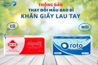 Combo 5 khăn giấy rút lau tay đa năng 2 lớp 102 tờ ROTO ECO RT20-2  100 bột giấy nguyên sinh