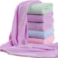 Combo 5 Khăn tắm bông có hình thú chìm xuất sang Nhật