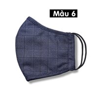 Combo 5 khẩu trang vải 3 lớp kháng khuẩn May 10 họa tiết trẻ trung, hiện đại - M6