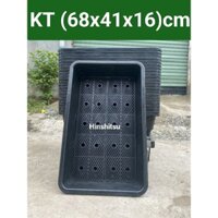 Combo 5 Khay Nhựa - Chậu Nhựa -Máng Nhựa Trồng Rau Khay Trồng Rau Khay Mầm KT (680x410x160)mm