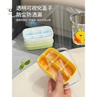 Combo 5 Khuôn Làm Đá 6 Ngăn Có Nắp Đậy Đế Silicone Lấy Đá Dễ Dàng Tiện Lợi - Chất Liệu An Toàn GDVƯ