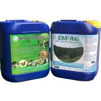 Combo 5 lít EM Gốc Và 7kg Mật Rỉ Đường (EM AG) Chuyên Ủ Phân Cá, Đạm Đậu Nành, Bánh Dầu, Ủ Phân Hữu Cơ