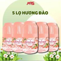 Combo 5 Lọ Tỏa Hương Đào Forlove, Lọ Thơm Phòng Hương Thơm Dịu Nhẹ Tự Nhiên Dễ Chịu