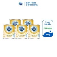 Combo 5 Lon Sữa Đặc Dutch Lady Cao Cấp 380g/lon