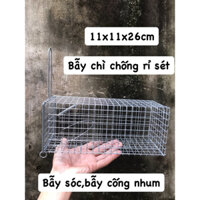 Combo 5 Lồng bẫy Chuột ,Sóc 11x26cm