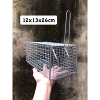 Combo 5 Lồng bẫy chuột,sóc,kỳ nhông 12x13x26cm chì.