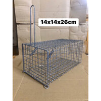 Combo 5 Lồng bẫy chuột,sóc14x26cm lưới dây sóng