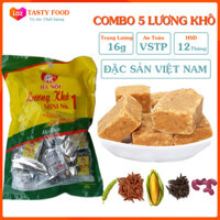 Combo 5 Lương khô mini thượng hạng 14g lương khô mini Hà Nội Lương khô mini mix cao cấpđồ ăn vặt Tasty Food