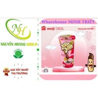 COMBO 5 LY- Bánh Chấm Yan Yan MEIJI Vị Double Chocolate 50g