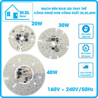 ComBo 5 mạch Bulb Led KENNO công suất 20W, 30W, 40W, công nghệ DOB. chip Led 2835 siêu sáng
