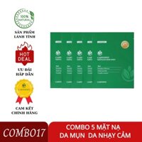 Combo 5 Mặt Nạ Giảm Mụn Chuyên Sâu Caryophy Portulaca Mask Sheet 22gr x 5