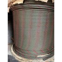 Combo 5 Mét Dây Cáp Thép Kéo Xe phi 10 kèm ốc