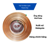 Combo 5 mét ống đồng Malaysia phi 6+12 dày 0.8mm + bảo ôn cách nhiệt