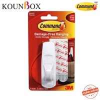 Combo 5 Móc treo kiểu vuông 2kg vỉ 1 cái Command 3M 17003