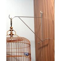 COMBO 5 Móc treo lồng chim gắn tường inox dài 30cm dầy 5li