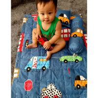 Combo 5 món chan gối cho trẻ em mẫu giáo ,kích thước 80cm x1m1