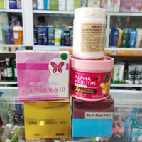 COMBO 5 MÓN TRẮNG DA BODY( bạch ngọc liên / livys vàng / kem alpha arbutin /vitamin x10 / kích tắng 3c3 )