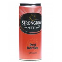 combo 5 Nước táo lên men Strongbow vị dâu đỏ lon 330ml