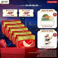 Combo 5 nước yến thật BRAND'S đường phèn (70 ml x 30 lọ)