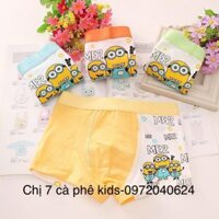 combo 5 quần lót bé trai- quần sịp bé trai- quần chíp đủ size