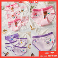 Combo 5 Quần Lót Cho Bé Gái 10kg-40kg chất liệu cotton