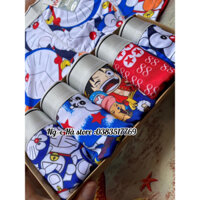 Combo 5 quần lót nam cao cấp hoạ tiết , thun lạnh mềm mại co dãn , quần boxer đoremon,onepi, cờ, đola