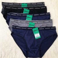 Combo 5 Quần Lót Nam ERIVI'S Lưng Nhỏ , cotton thông hơi