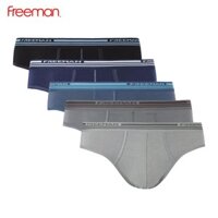 Combo 5 Quần lót nam FREEMAN kiểu dáng basic, đơn giản, thoải mái BO314